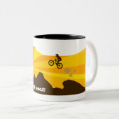 I Liebe Mountainbike Tasse (VorderseiteRechts)