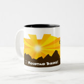I Liebe Mountainbike Tasse (Vorderseite Links)