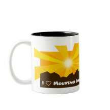 I Liebe Mountainbike Tasse