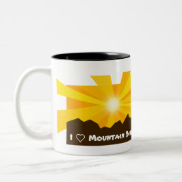 I Liebe Mountainbike Tasse