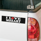 I Liebe Mozart Autoaufkleber (Auf Lkw)