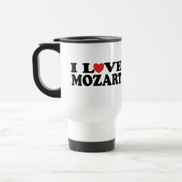 I Liebe Mozart Reisebecher