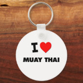 I Liebe Muay Thai Schlüsselanhänger (Vorderseite)