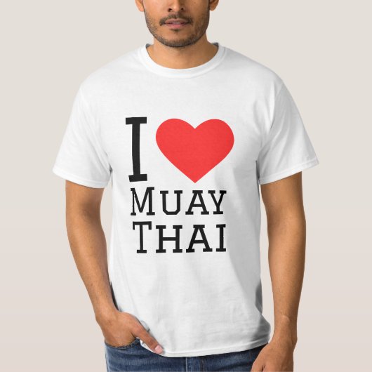 I Liebe Muay Thai T-Shirt (Vorderseite)