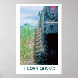 I LIEBE MUDDIN' POSTER