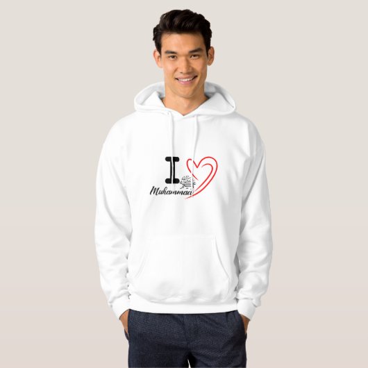 I Liebe Muhammad Hoodie (Vorne ganz)