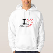I Liebe Muhammad Hoodie (Vorderseite)