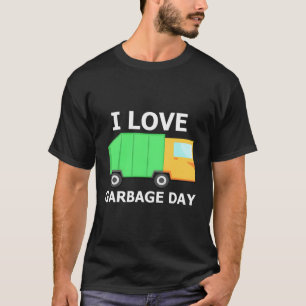 I Liebe Mülltag Kinder Kleines LKW T-Shirt für