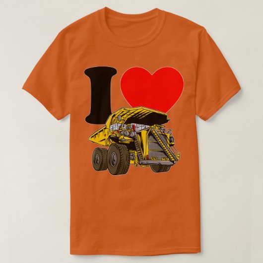 i Liebe-Müllwagen T-Shirt (Design vorne)