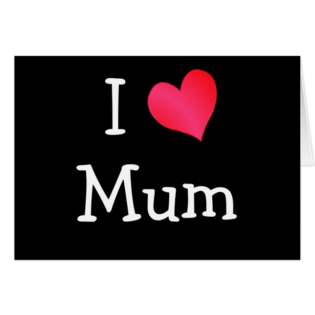I Liebe Mum (Vorderseite (Horizontal))