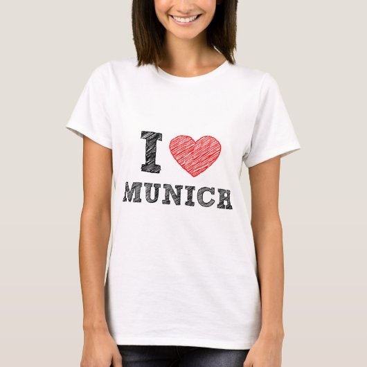 I Liebe München T-Shirt (Vorderseite)
