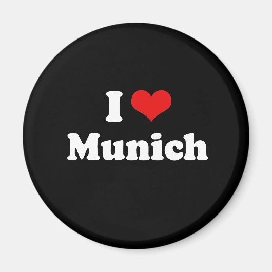 I LIEBE MUNICH MAGNET (Vorne)