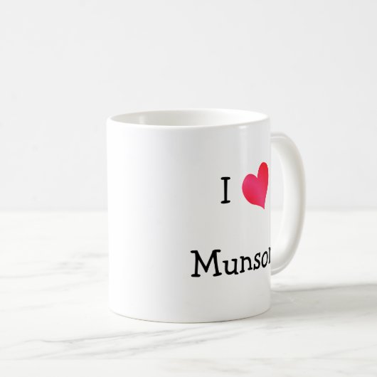 I Liebe Munson Kaffeetasse (VorderseiteRechts)