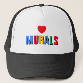 I Liebe Murals™ Trucker Hat Truckerkappe
