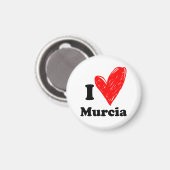 I Liebe Murcia Magnet (Vorderseite/Rückseite)