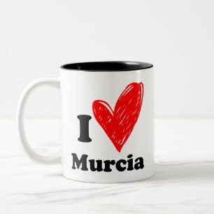 I Liebe Murcia Zweifarbige Tasse