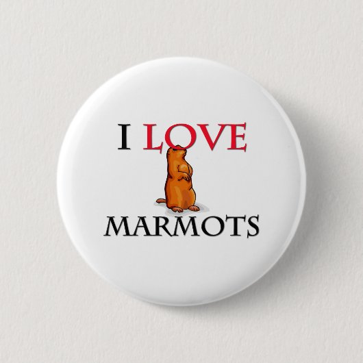 I Liebe-Murmeltiere Button (Vorderseite)