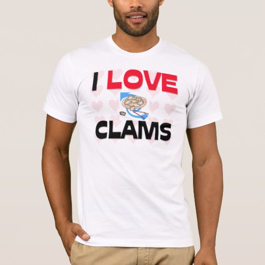 I Liebe-Muscheln T-Shirt (Vorderseite)