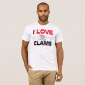I Liebe-Muscheln T-Shirt (Vorne ganz)