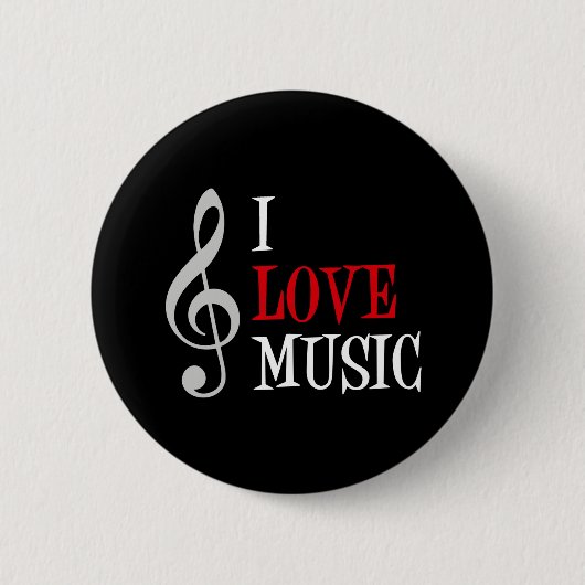 I Liebe Music Button (Vorderseite)