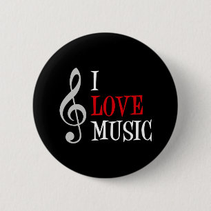 I Liebe Music Button