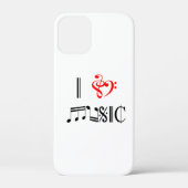 I Liebe Music Case-Mate iPhone Hülle (Rückseite)