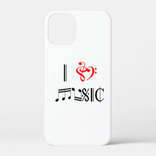 I Liebe Music iPhone 12 Mini Hülle