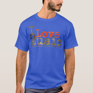 I Liebe Music Es schlägt in meinem Herzen und Schl T-Shirt
