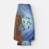I Liebe Music Gitarre Flasche und Can Cooler Flaschenkühler (Vorderseite)
