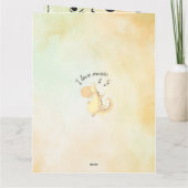 I Liebe Music Grußkarte Karte (Rückseite)