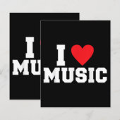I Liebe Music Lover (Vorne/Hinten)
