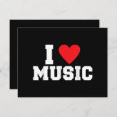 I Liebe Music Lover (Vorne/Hinten)