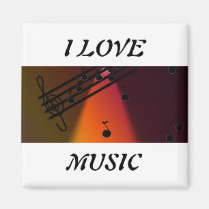 I Liebe Music Magnet