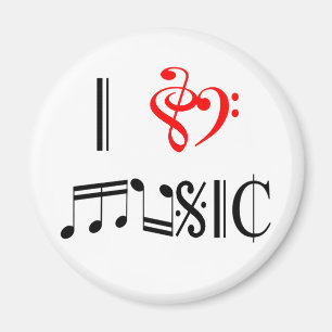I Liebe Music Magnet