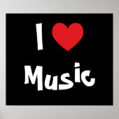 I Liebe Music Poster (Vorne)