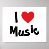 I Liebe Music Poster (Vorne)