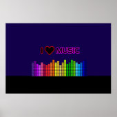 I Liebe Music Poster (Vorne)