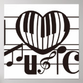 I LIEBE MUSIC POSTER (Vorne)