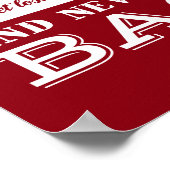 I Liebe Music Quotes Poster Freedom and Escape (Ecke)