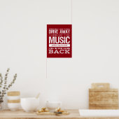 I Liebe Music Quotes Poster Freedom and Escape (Küche)