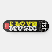 I LIEBE MUSIC Skateboard (Horizontal)