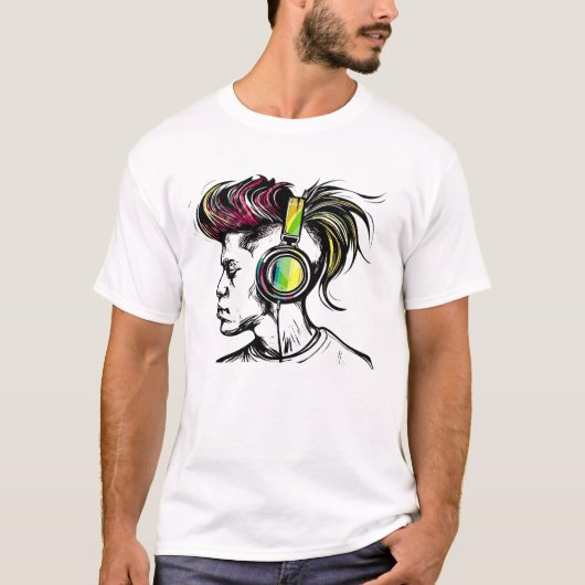 I Liebe Music T-Shirt (Vorderseite)