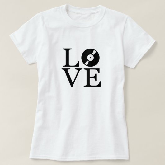 I Liebe Music T - Shirt (Design vorne)