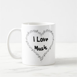 I Liebe Music Tasse