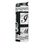 I Liebe Music Thermosbecher (Nach links gedreht)