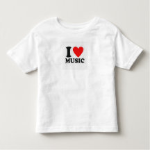 I Liebe Music Toddler T-Shirt - Tiny Rockstar Vibe