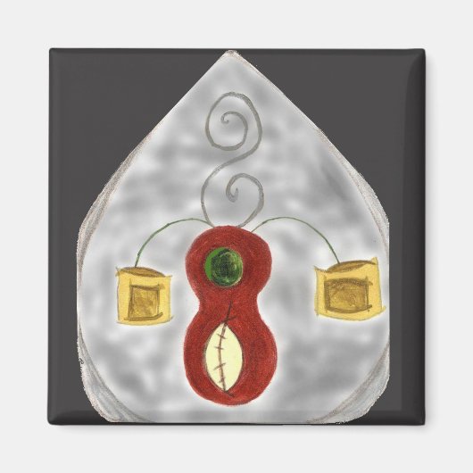 I Liebe Music with Instruments Magnet (Vorne)