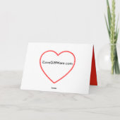 I Liebe Musical Theater Karte (Rückseite)