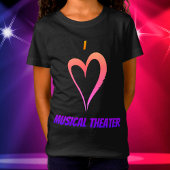 I Liebe Musical Theater - Kinder T-Shirt
