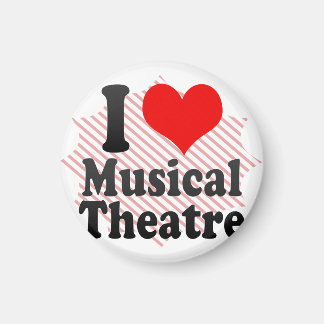 I Liebe Musical Theater Magnet